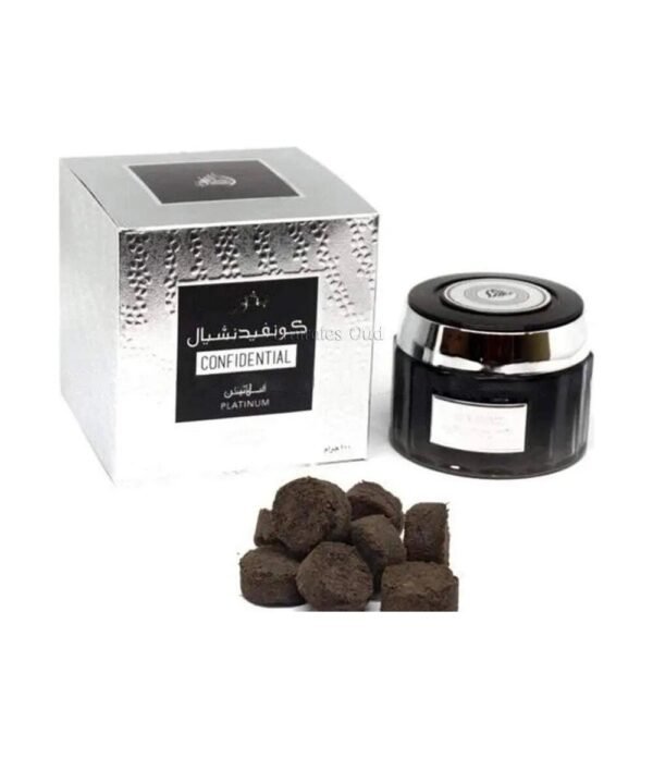 Lattafa Confidential Platinum Bakhoor Incense 100g Lattafa Confidential Platinum Bakhoor Incense 100g