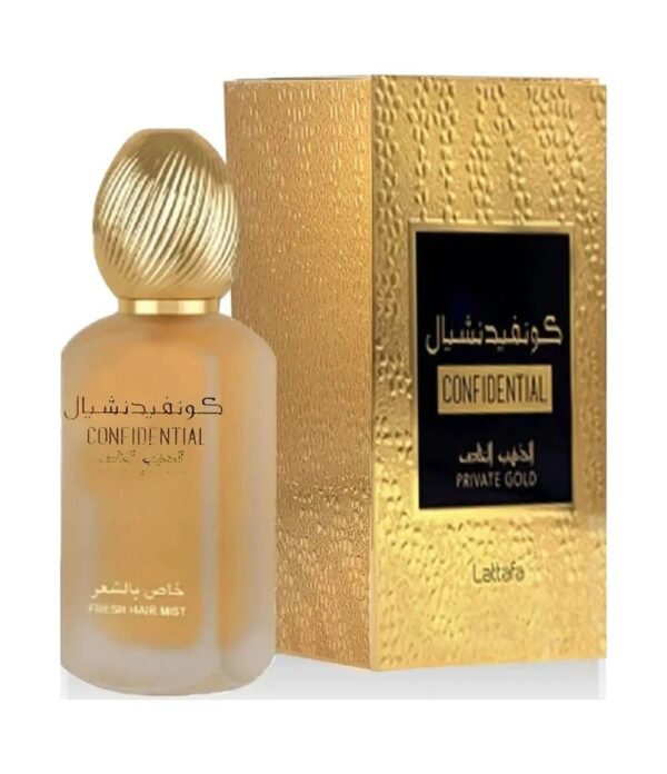 Lattafa Confidential Private Gold Hair Mist 50ml