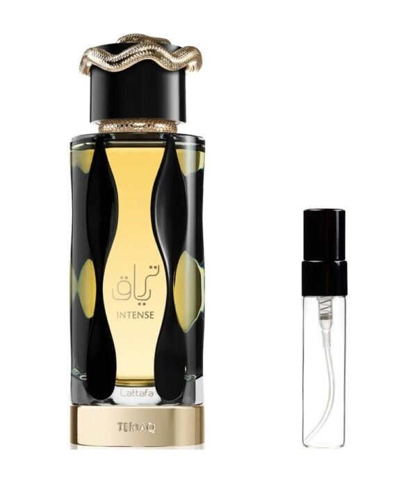 Lattafa Teriaq Intense Sample 2ml Eau De Parfum Lattafa Teriaq Intense Sample 2ml Eau De Parfum
